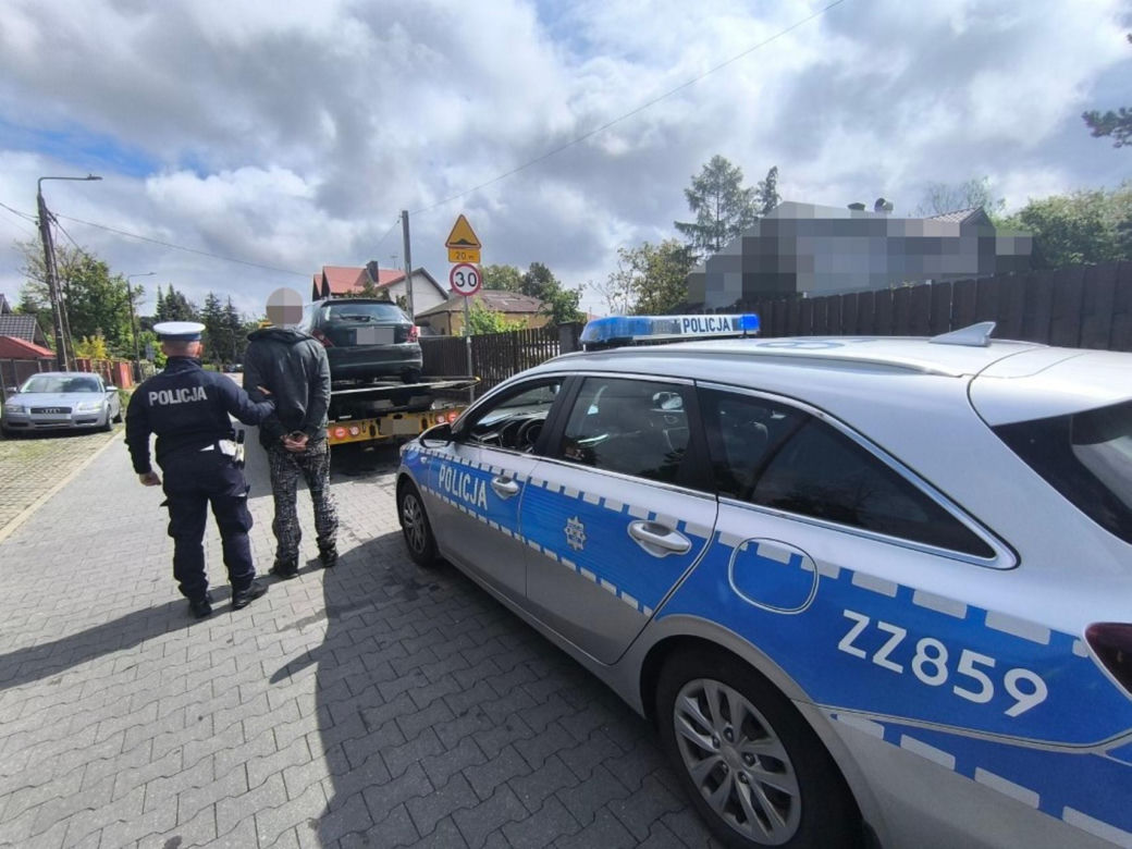 Jechał wrakiem pod wpływem zielonej substancji. Policjanci oniemieli 
