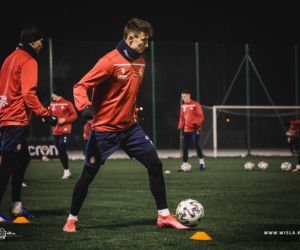 Trening Wisły Kraków przed derbami