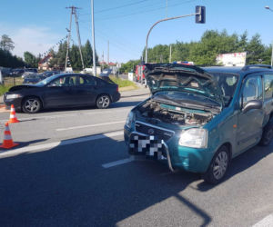 Wypadek na DK94 w Ładnej