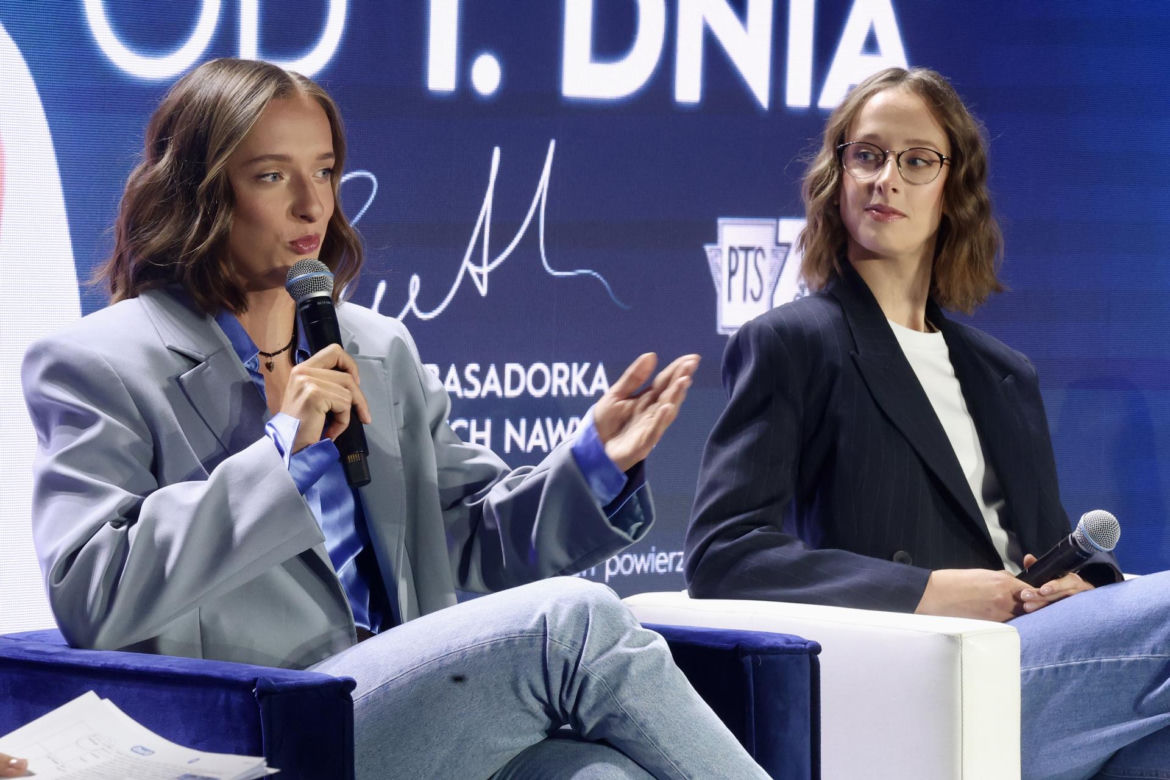 Iga i Agata Świątek na konferencji otwierającej kampanię Oral-B
