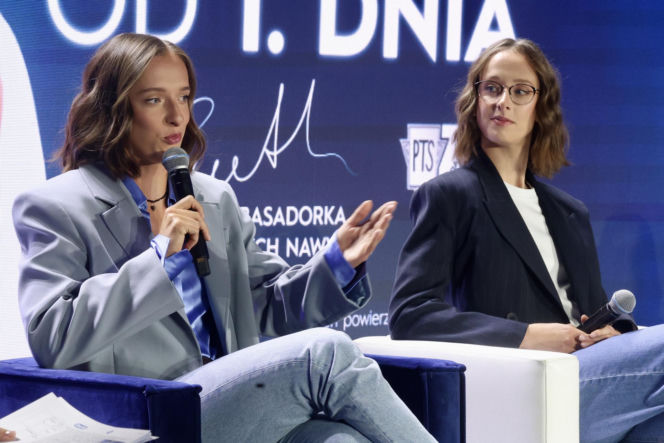 Iga i Agata Świątek na konferencji otwierającej kampanię Oral-B