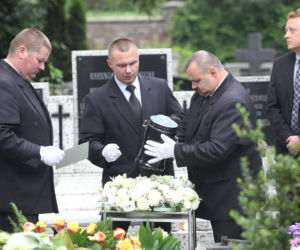 POGRZEB MONIKI DZIENISIEWICZ - OLBRYCHSKIEJ W ŁODZI.