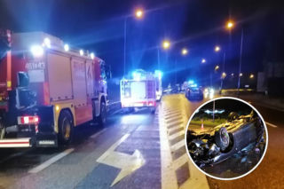Koszmarny wypadek w Kudowie-Zdroju. Dwie osoby wypadły z samochodu, jedna nie żyje 