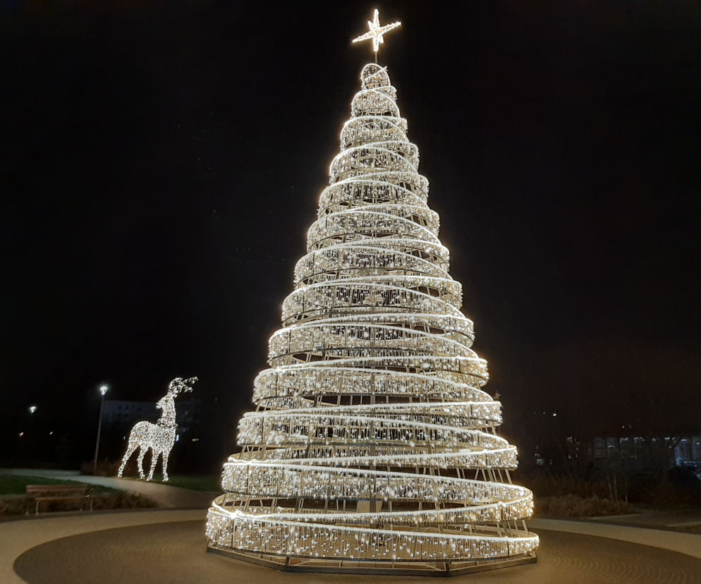 Świąteczne iluminacje w Łomży