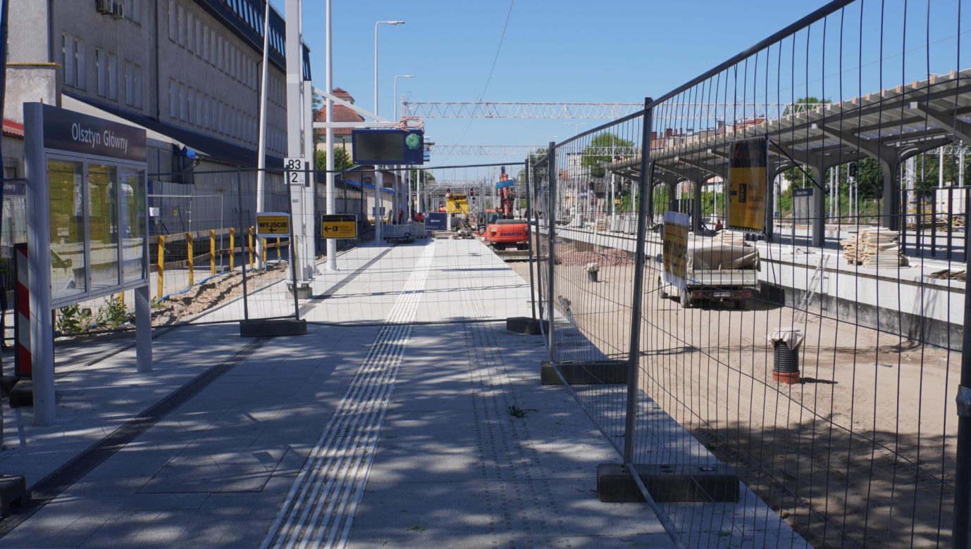 Dworzec Olsztyn Główny coraz bliżej. Budynek niemal na ukończeniu [ZDJĘCIA]
