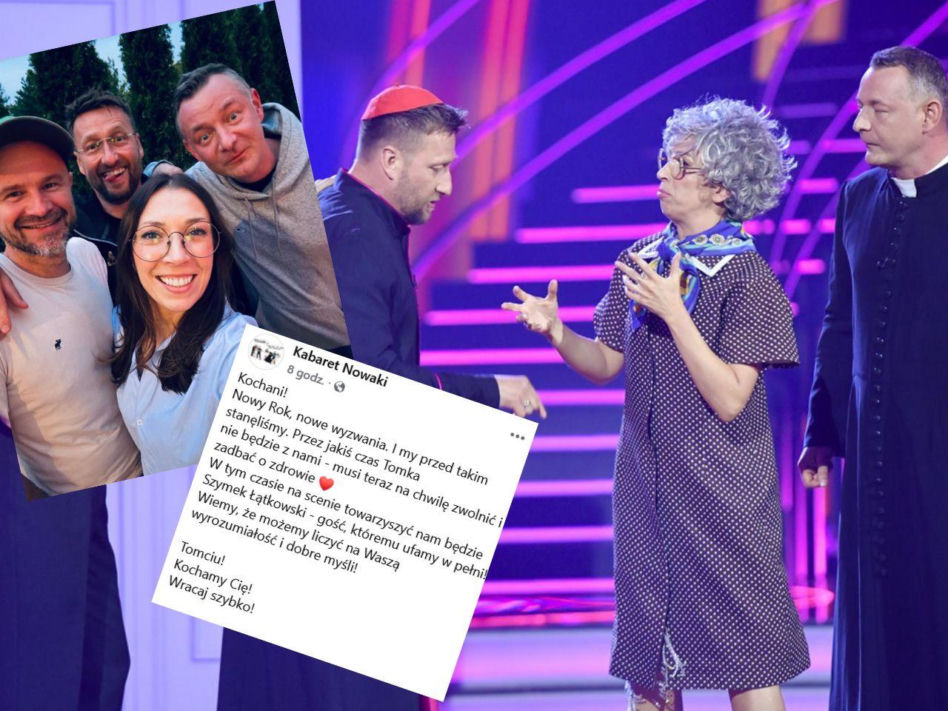 Nowy Rok, złe wieści. Kabaret Nowaki traci jednego z członków