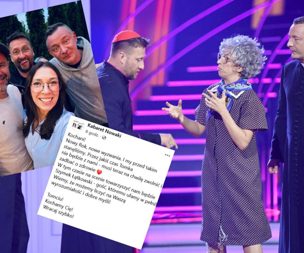 Nowy Rok, złe wieści. Kabaret Nowaki traci jednego z członków