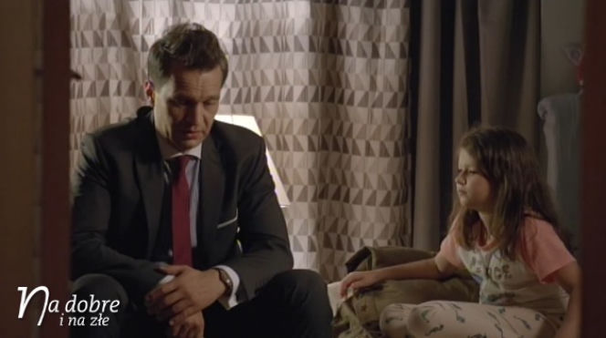 Na dobre i na złe odc. 611. Andrzej Falkowicz (Michał Żebrowski), Matylda (Amelia Czaja)