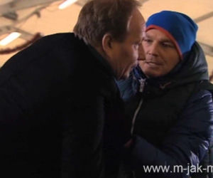 M jak miłość odc. 995. Andrzej (Krystian Wieczorek), Holtz (Grzegorz Milczarczyk)