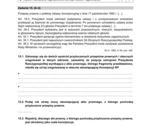 Matura 2021: WOS. Pytania, arkusze CKE, zadania [Matura 11.05.2021]