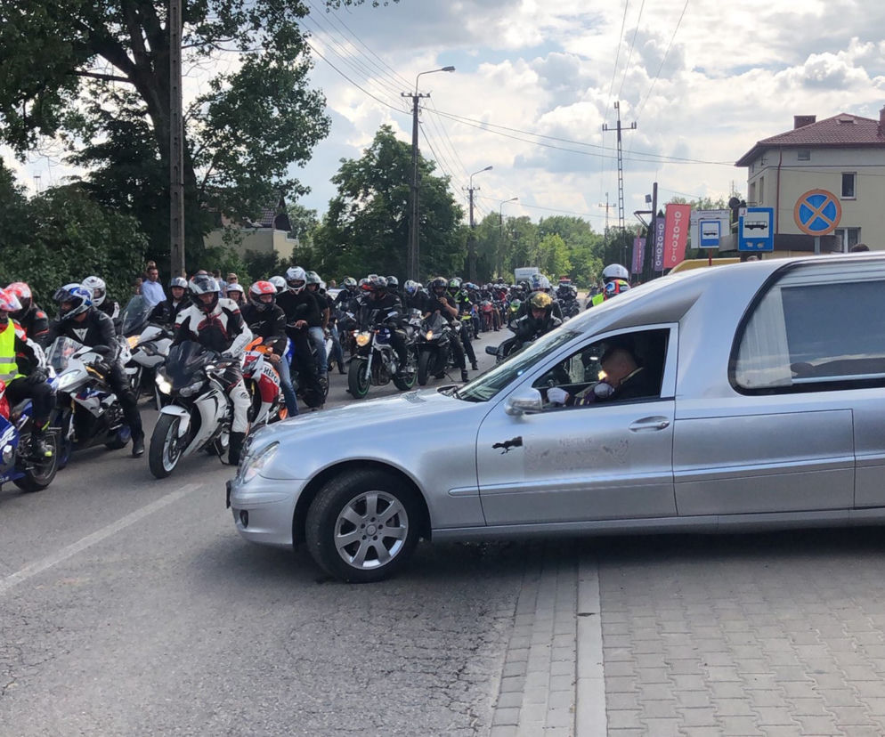 Pogrzeb motocyklistki Karoliny z Zielonki