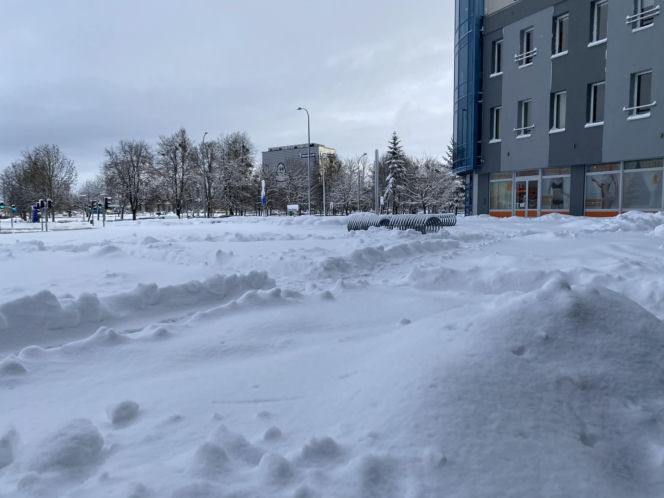 Zima w Olsztynie - 31 grudnia 2025