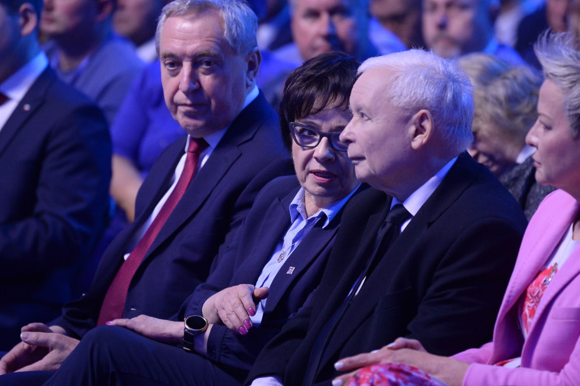 Jarosław Kaczyński na konwencji programowej PiS