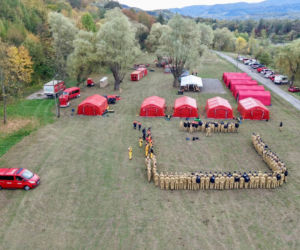 Strażacy z całej Polski szkolą się na Sądecczyźnie.  Są też ekipy z zagranicy 