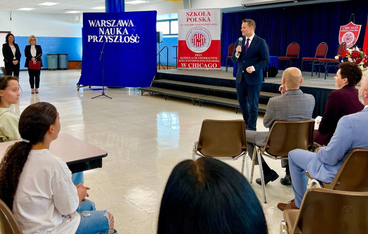 Rafał Trzaskowski z wizytą w Chicago