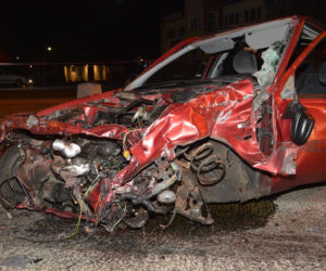 KOSZMARNY wypadek na obwodnicy Krosna! Zginął 39-letni kierowca audi! [ZDJĘCIA]