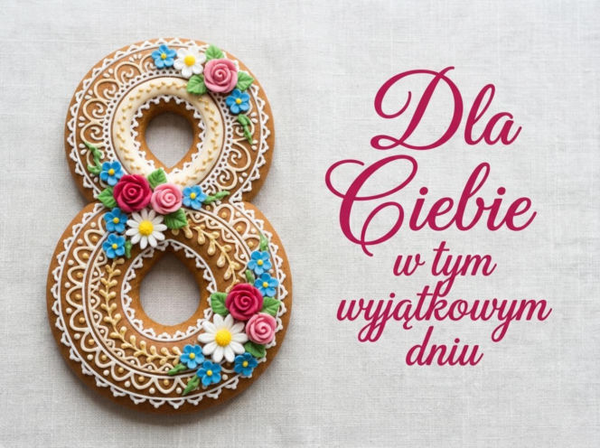 Piernikowa ósemka na Dzień Kobiet