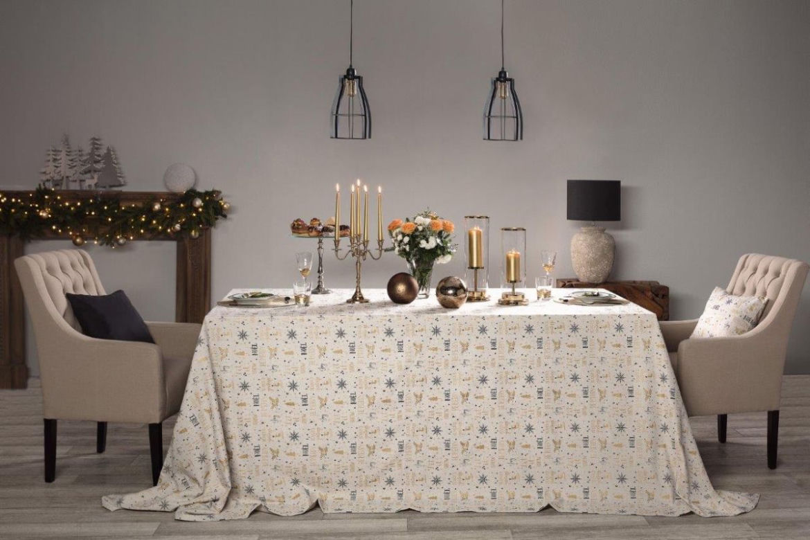 Kominek Renee natural, fotel Ramada, lampa Lascar