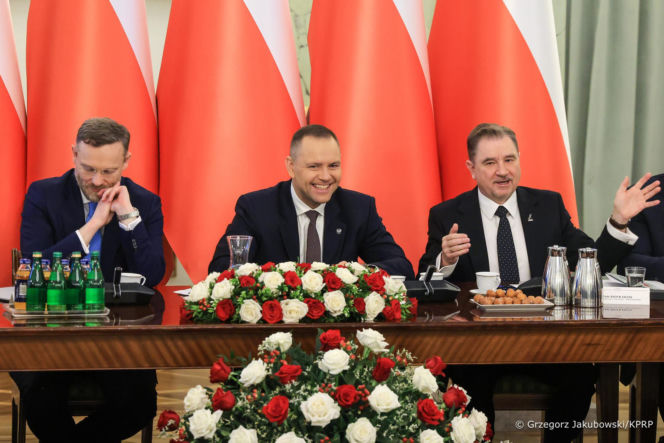 Spotkanie Prezydenta RP Karola Nawrockiego z Komisją Krajową NSZZ "Solidarność" - 12 luty 2026