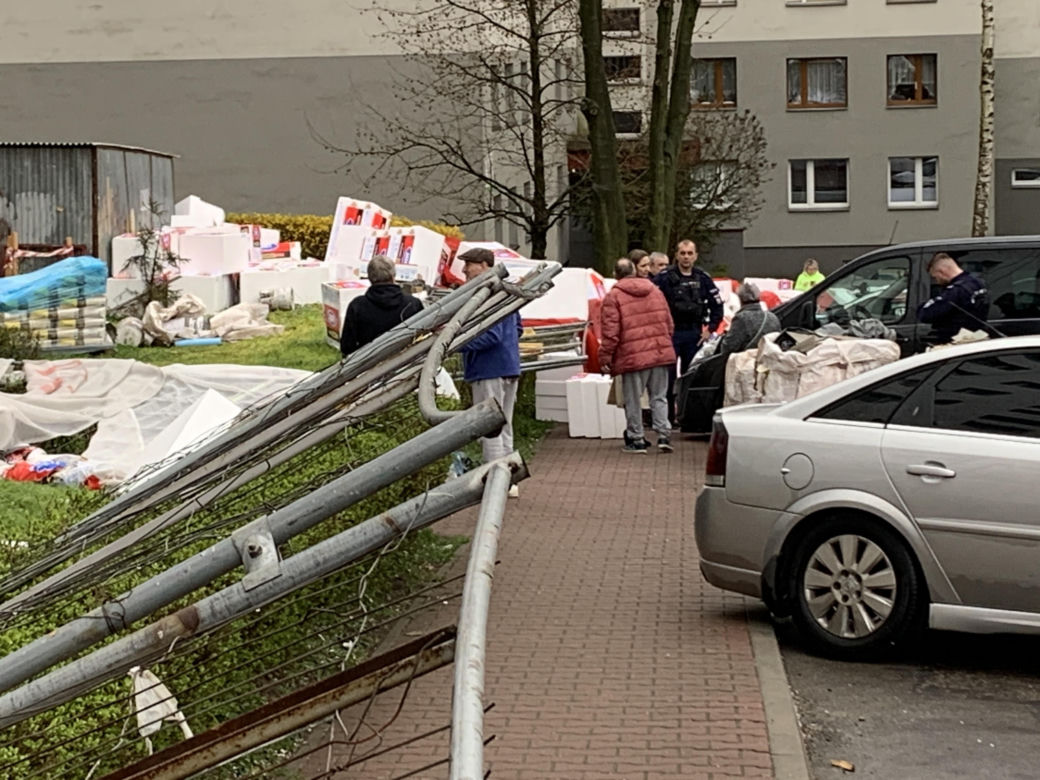 Potężna wichura przeszła nad Sosnowcem zdjęcia