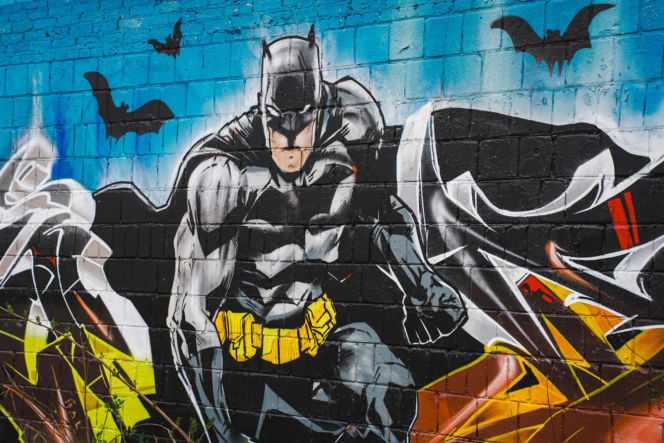 Przy ul. Mieszka I w Siedlcach można podziwiać całą galerię murali i graffiti