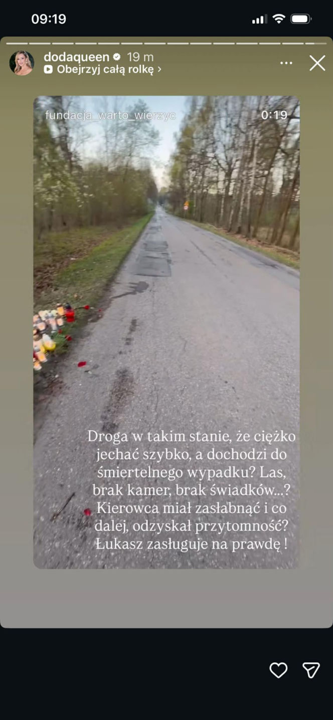 Doda pokazała drogę śmierci Litewki. Widok wbija w fotel