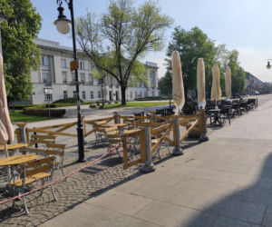 Ogródki gastronomiczne na ul. Żeromskiego