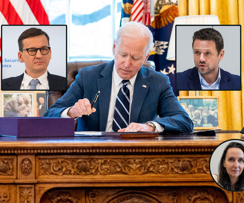Biden pogodził Trzaskowskiego i Morawieckiego. Kraj o Warszawie