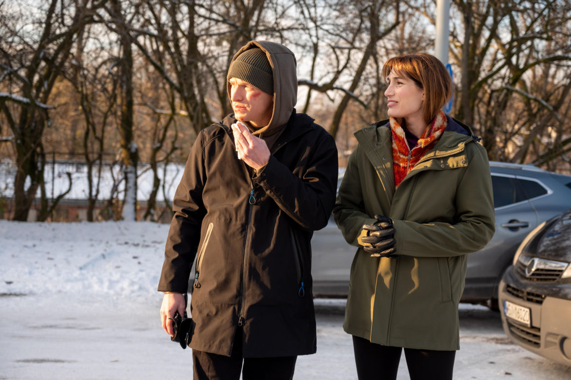 Barwy szczęścia odc. 3000: Łukasz (Michał Rolnicki), Celina (Orina Krajewska)