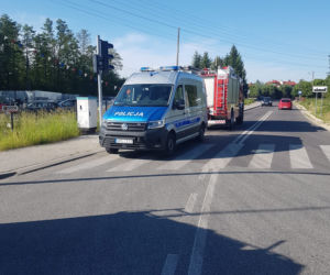 Wypadek na DK94 w Ładnej
