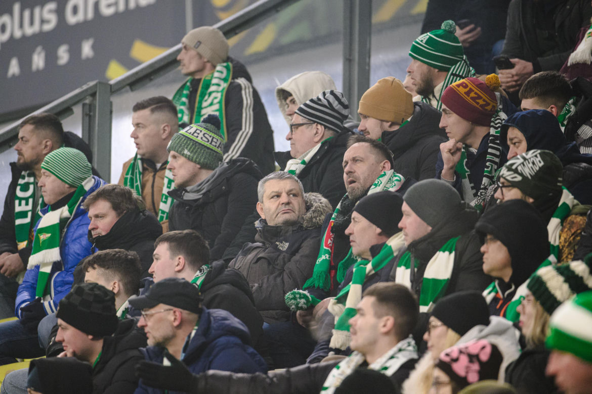 Lechia Gdańsk - Cracovia, zdjęcia kibiców z meczu 20. kolejki PKO BP Ekstraklasy