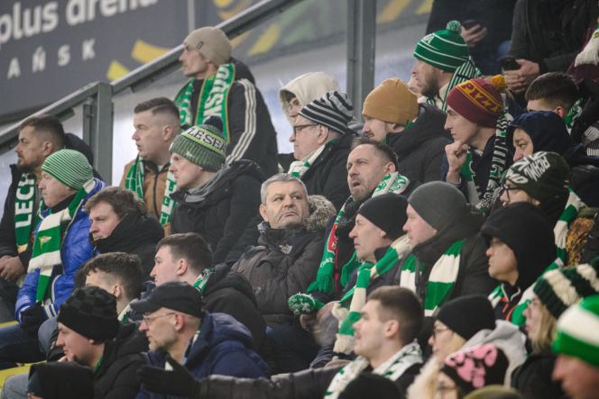 Lechia Gdańsk - Cracovia, zdjęcia kibiców z meczu 20. kolejki PKO BP Ekstraklasy
