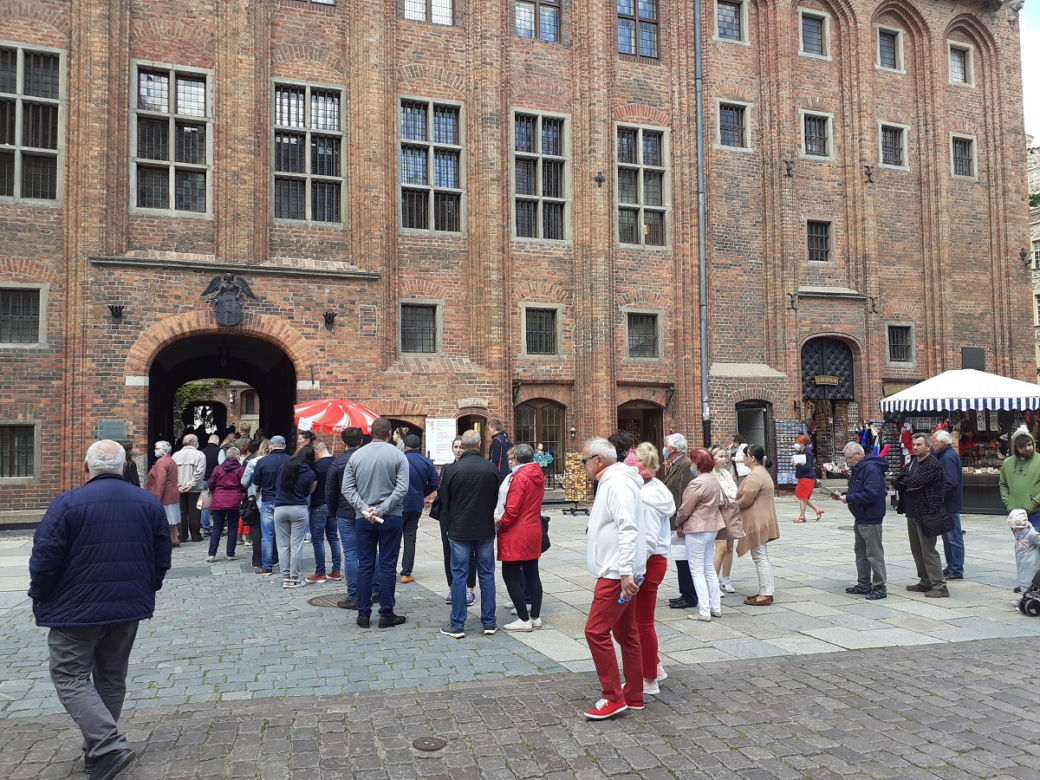 Szczepienia Citomedu na dziedzińcu muzeum