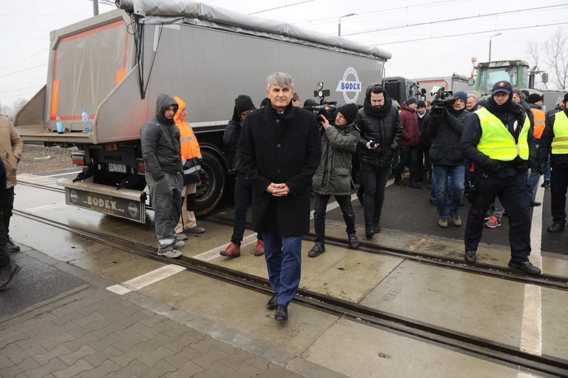 Protest podwykonawców firmy Astaldi
