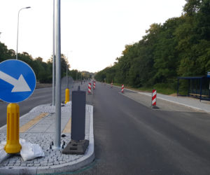Budowa buspasów w Myślęcinku