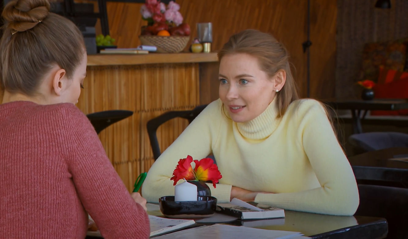 Barwy szczęścia, odc. 2676: Dominika (Karolina Chapko), Renata (Ania Mrozowska)