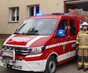 W powiecie iławskim coraz bezpieczniej. Nowy wóz dla OSP Tuszewo