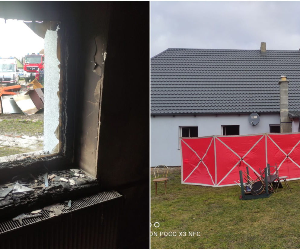 Tragiczny pożar pod Trzcianką! Nie żyje małżeństwo [ZDJĘCIA]