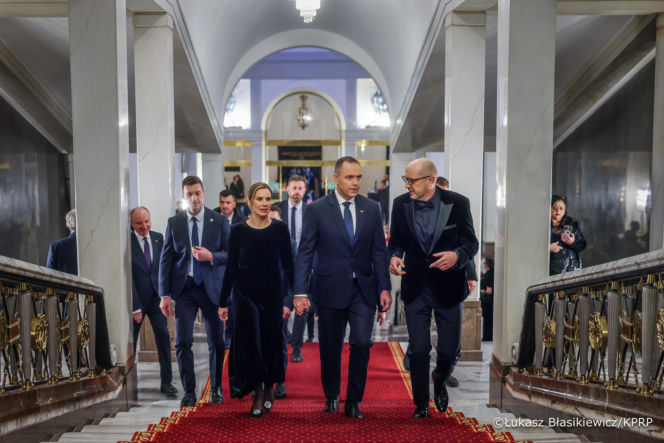 Marta Nawrocka na jubileuszu Teatru Wielkiego