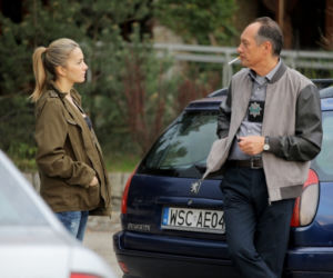 Na krawędzi 2 sezon odc. 5. Lena Korcz (Kamilla Baar), Niżyński (Tomasz Dedek)
