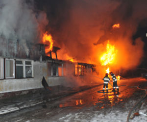 Pożar w Koszalinie