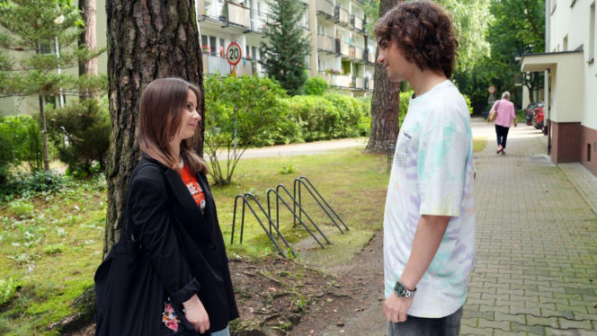 Barwy szczęścia, odc. 3287. Ewa (Gabriela Ziembicka), Romeo (Jacek Tyszkiewicz)