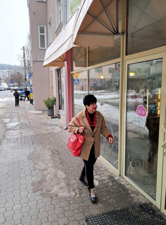 Joanna Senyszyn u fryzjera