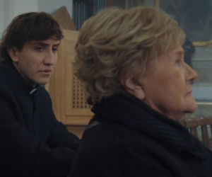 M jak miłość odc. 1910. Ksiądz Grzegorz (Paweł Janyst), Barbara (Teresa Lipowska)