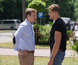Na dobre i na złe, odc. 821: Piotr Korban (Mikołaj Roznerski), Michał (Mateusz Janicki)