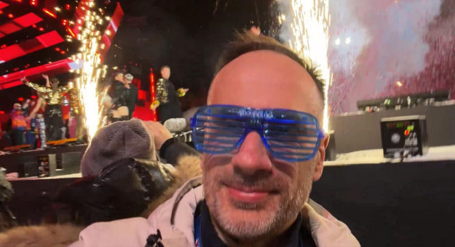 Janusz Kowalski na sylwestrze TV Republika