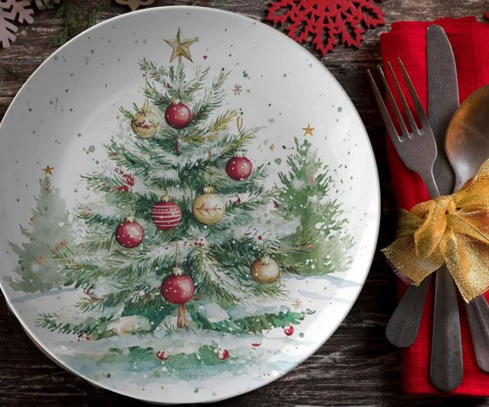 Naczynia z motywem świąteczym