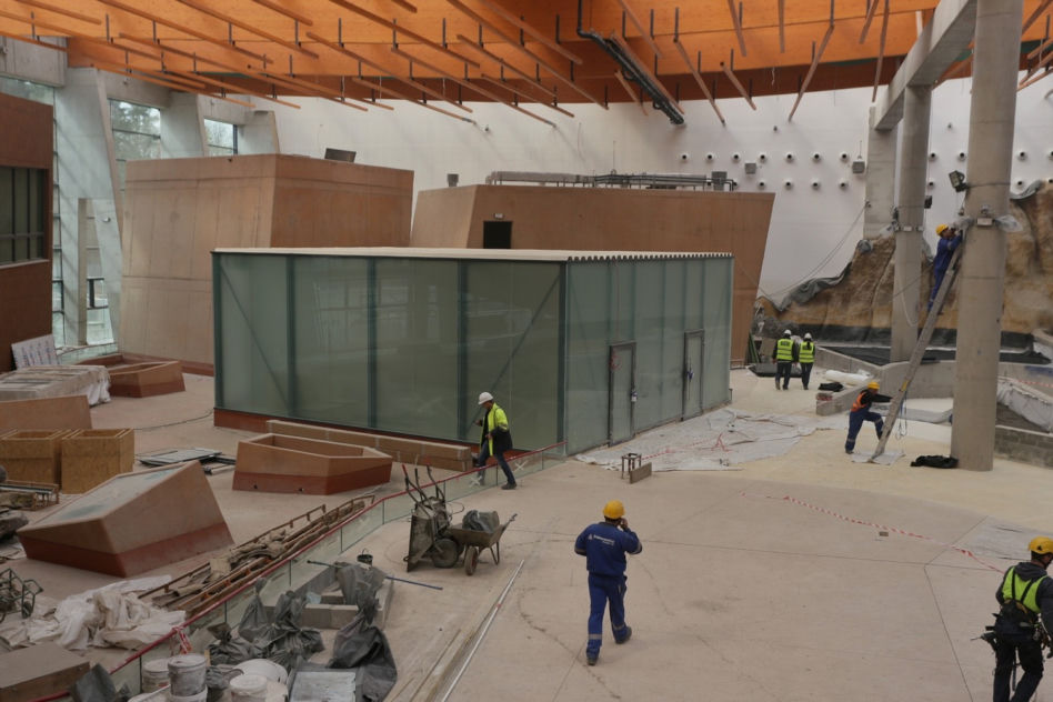 Afrykarium we Wrocławiu - sala przeznaczona dla zwierząt lądowych