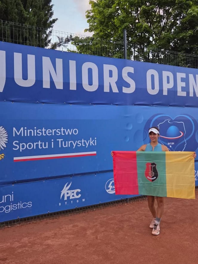 Oliwia Sybicka, 16-letnia stypendystka Igi Świątek