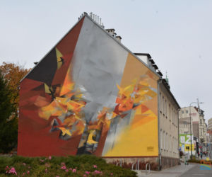 Nowy mural w centrum miasta jest już gotowy